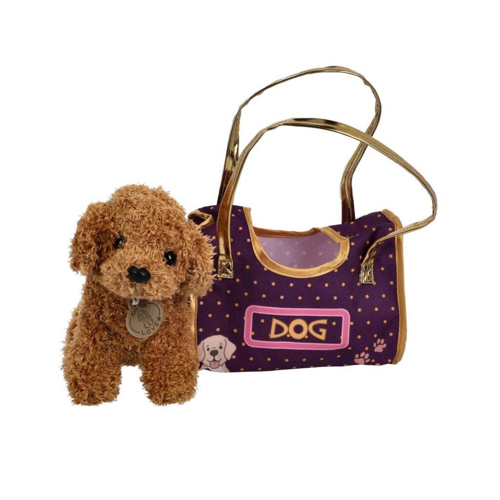 Stuffed Dog in a Bag