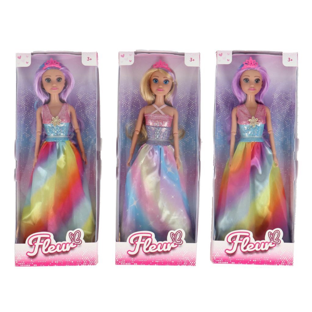 Fleur Rainbow Princess Doll Assorted Versions