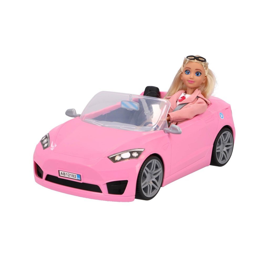 Fleur Doll with Pink Convertible