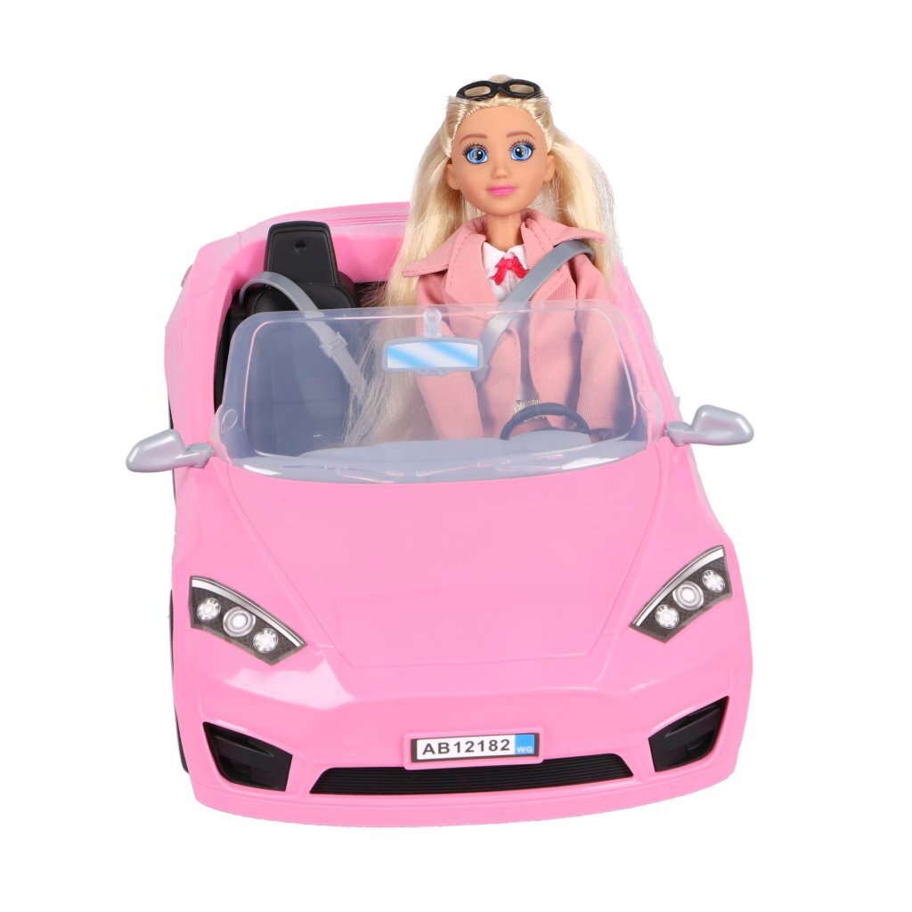 Fleur Doll with Pink Convertible