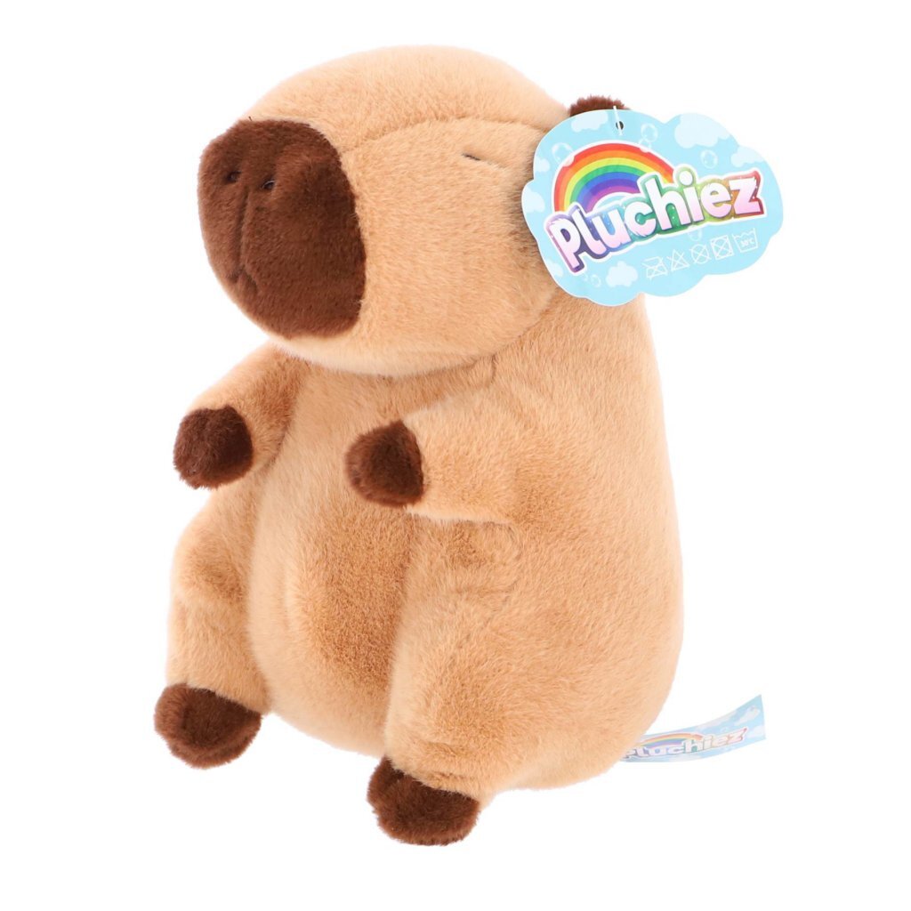 Pluchiez Capybara Plush Toy 23 cm - Soft Cuddly Toy