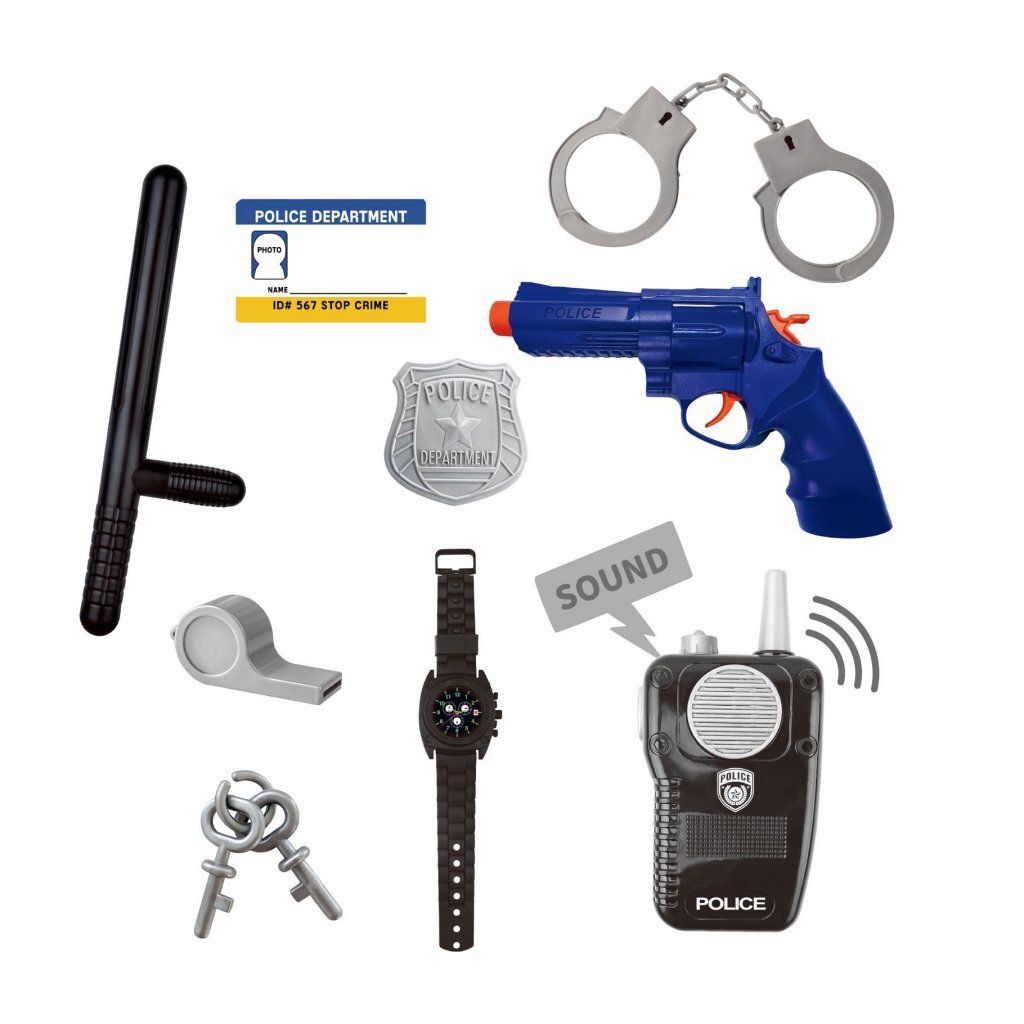 Police Fancy Dress Set with Accessories and Sound