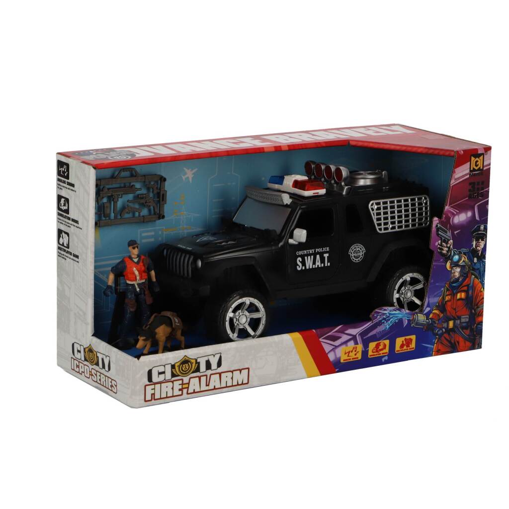 Police Car Playset + Light and Sound
