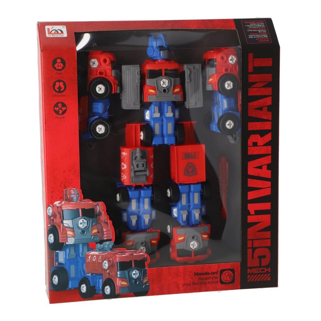Transformable Robot Red/Blue