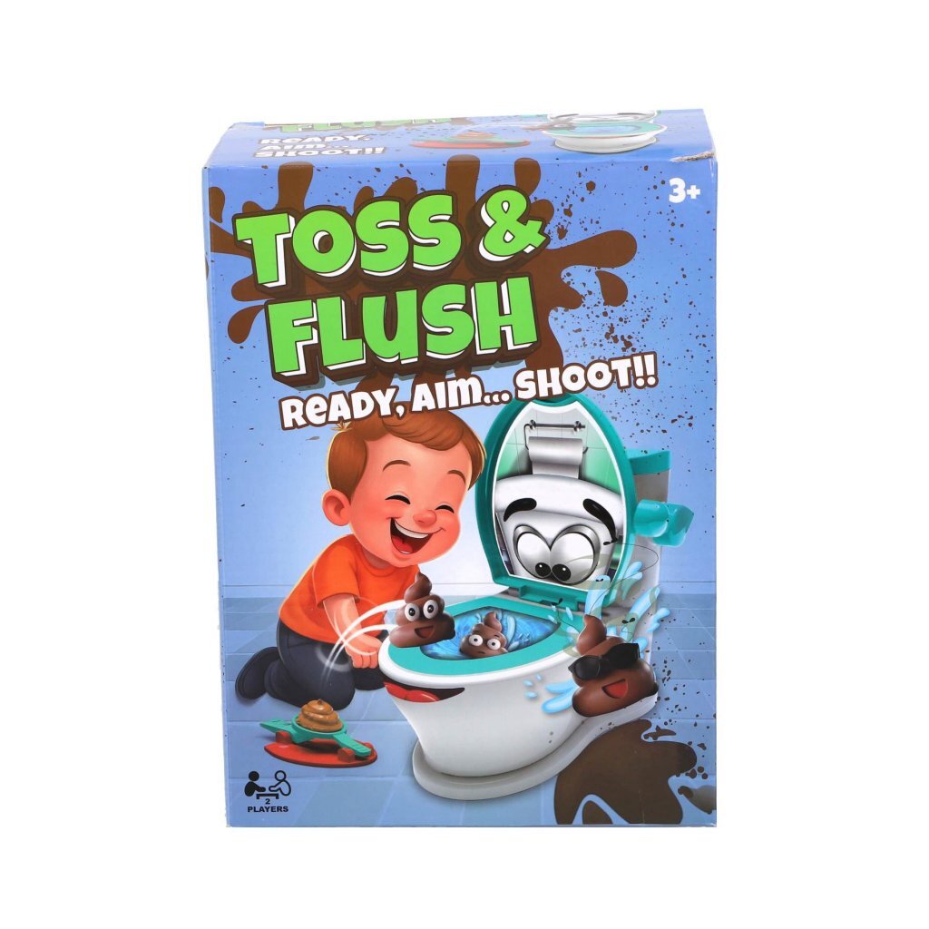Toss & Flush Poop Shooting Game for Ages 3 and Up