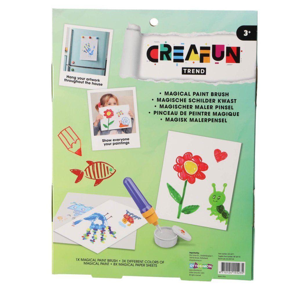 Creafun Coloring Book Colors with Water for Kids