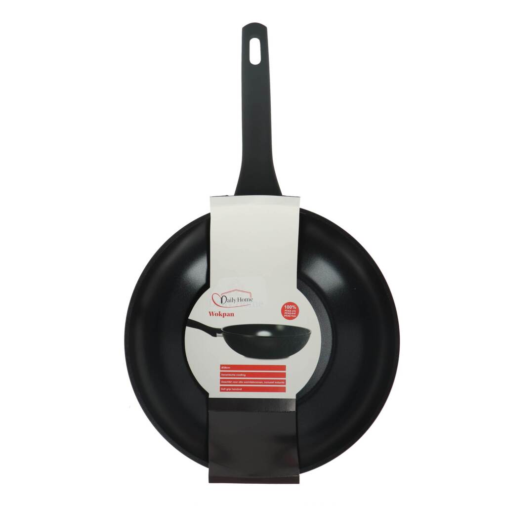 Daily Home Wok Pan 28 cm Black