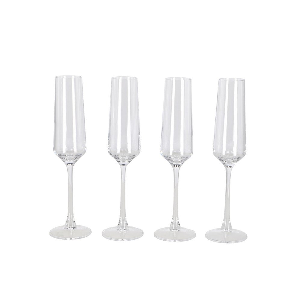 Daily Home Champagne Glasses 190 ml - Set of 4 Transparent
