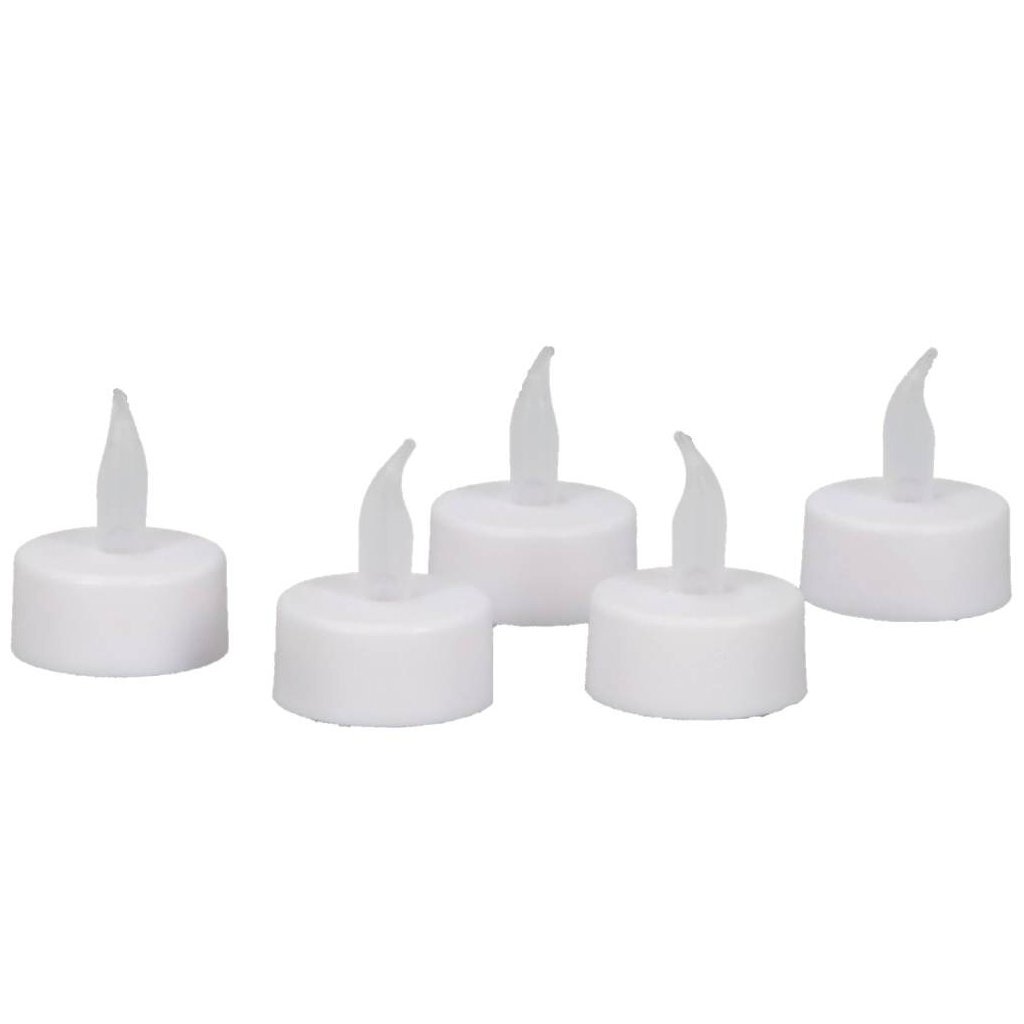 Daily Home LED Tea Lights 3.8 cm 24 Pieces White