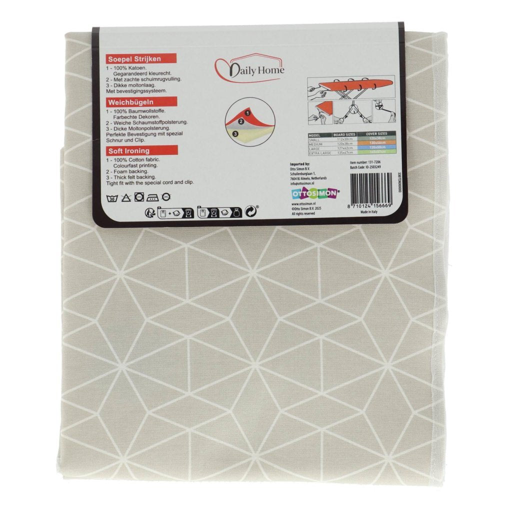 Daily Home Iron-on Felt M 120x38 cm - Taupe/White