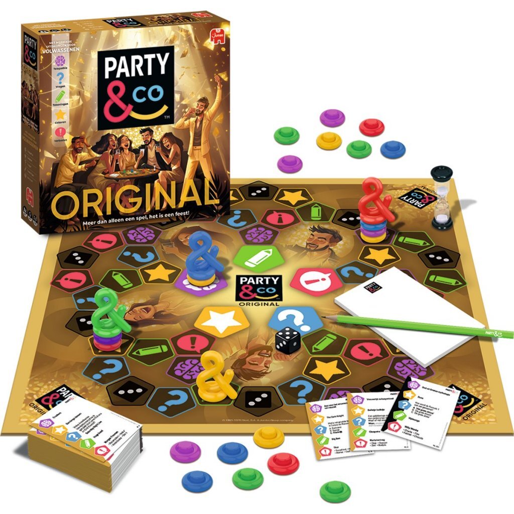 Jumbo Party & Co Original Team Game for 4+ Players, Ages 12+