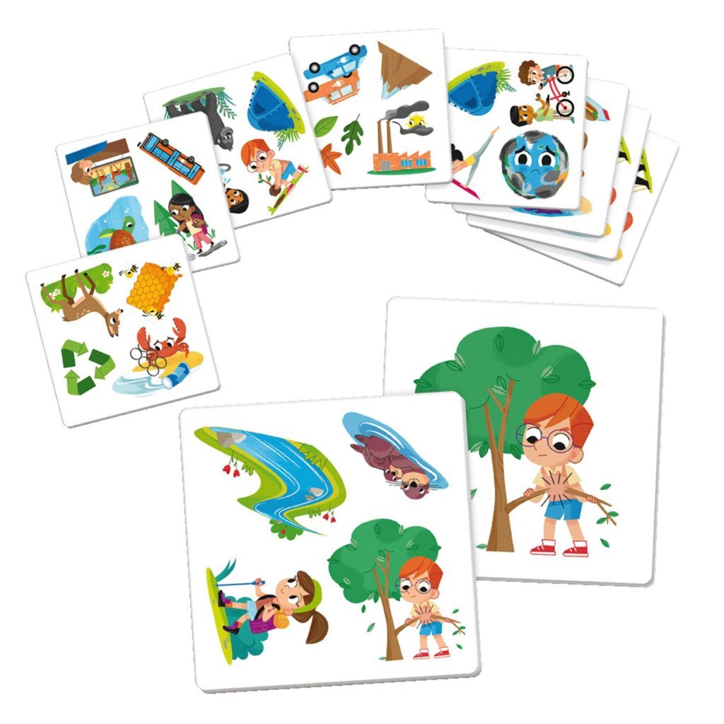 Jumbo Care For The Planet Small Habits - Educational Card Game for Ages 4+
