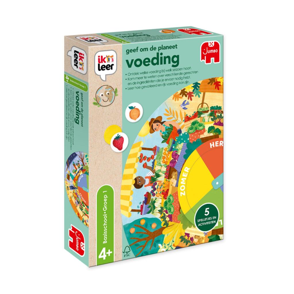 Jumbo Care For The Planet Food - Educational Puzzle Game for Ages 4+