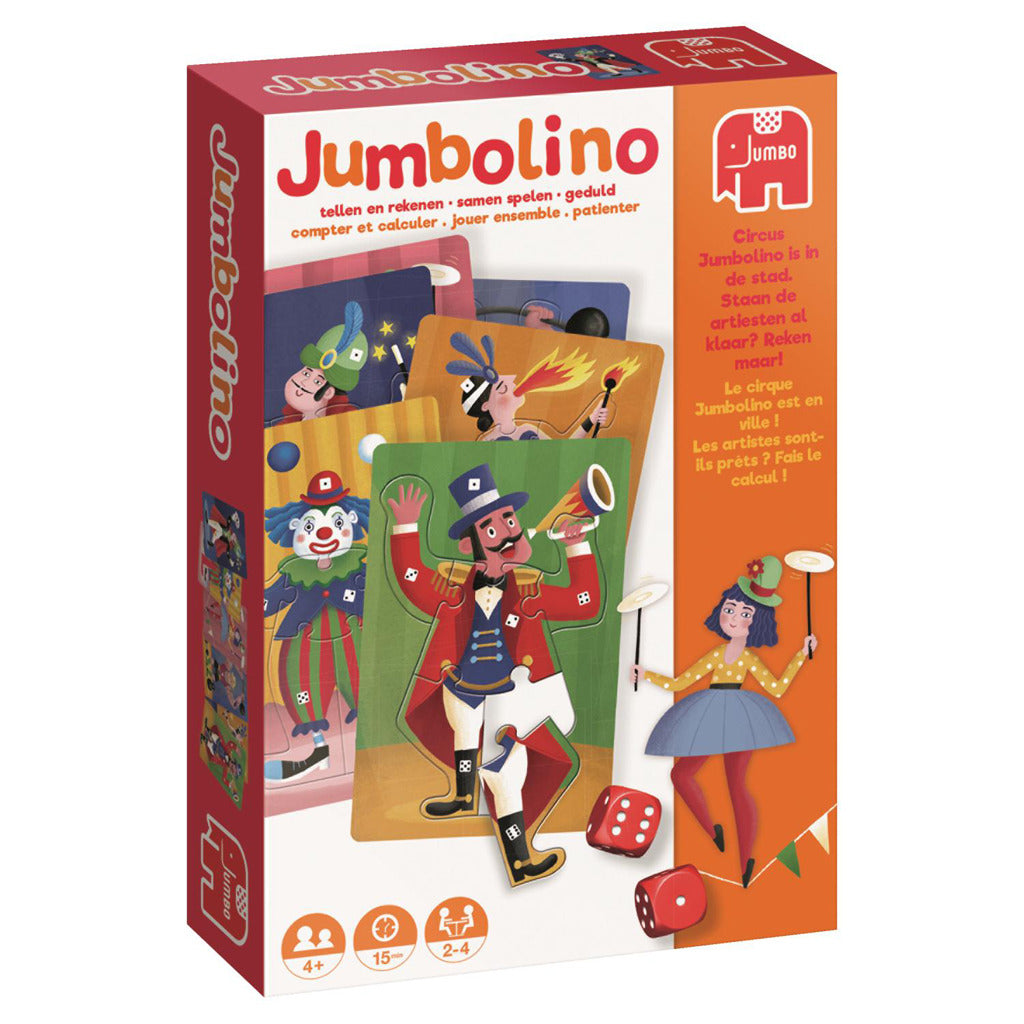 Jumbo Jumbolino Circus Puzzle Game for 2 to 4 Players 4 Years and Up