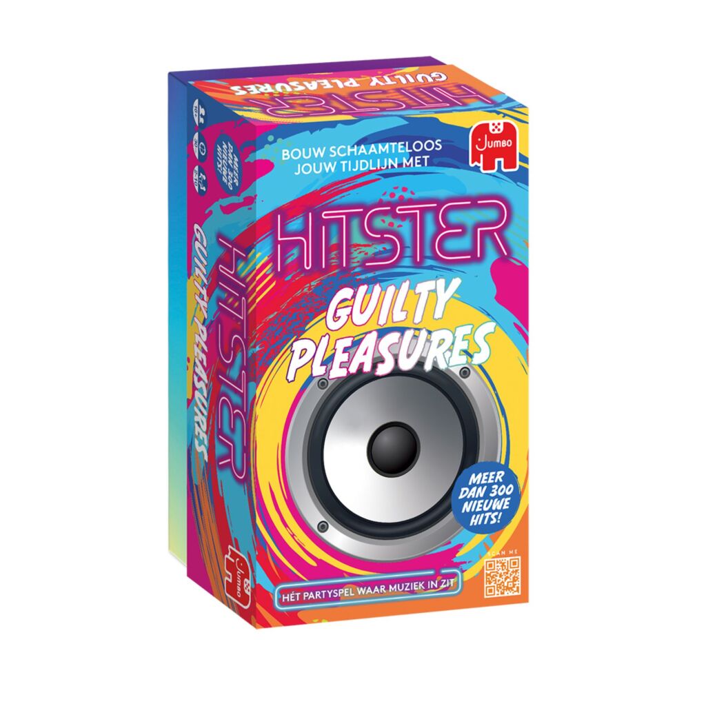 Jumbo Hitster Guilty Pleasures Card Game for 2-10 Players Ages 16+