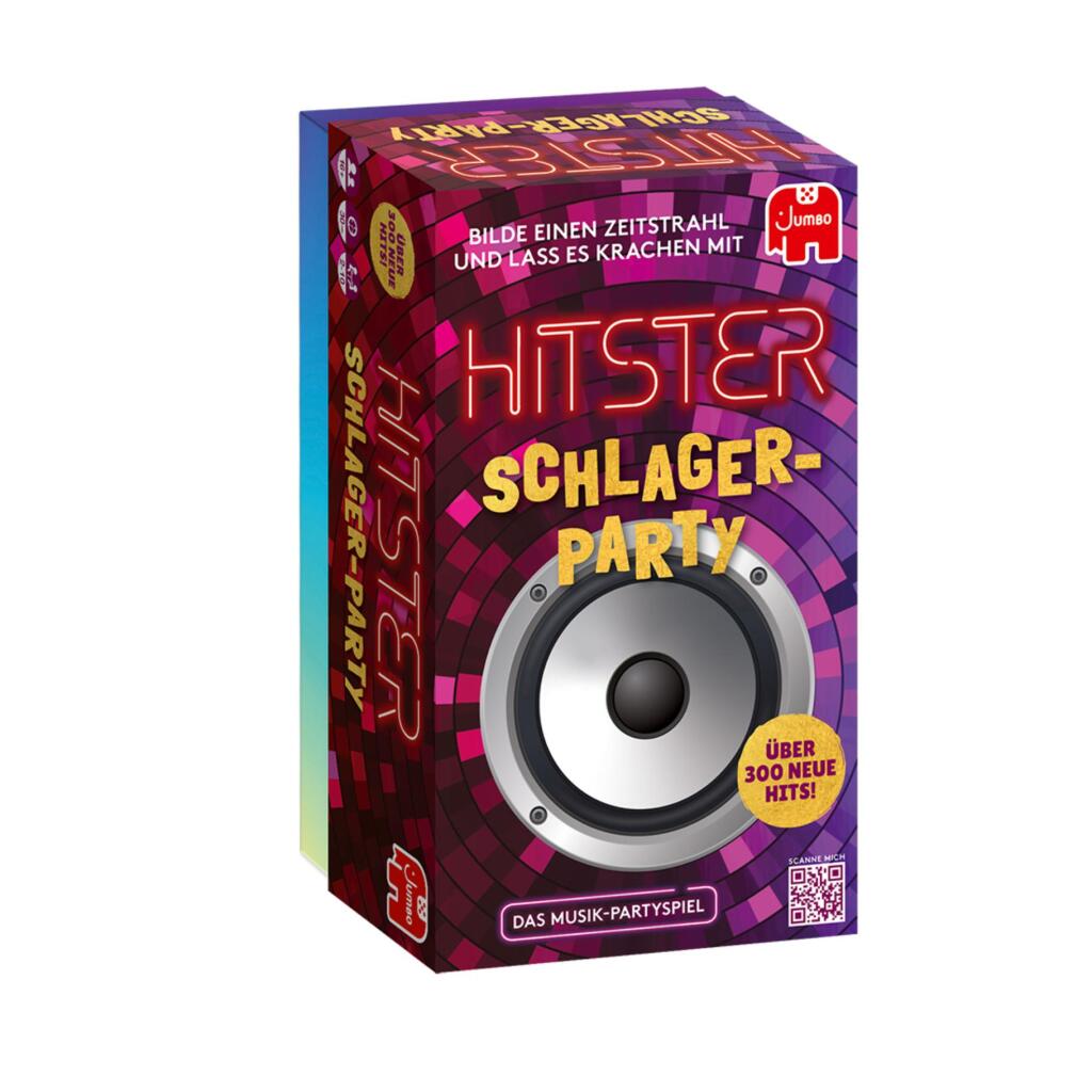 Jumbo Hitster Schlager Party Game for 2-10 Players Ages 16+