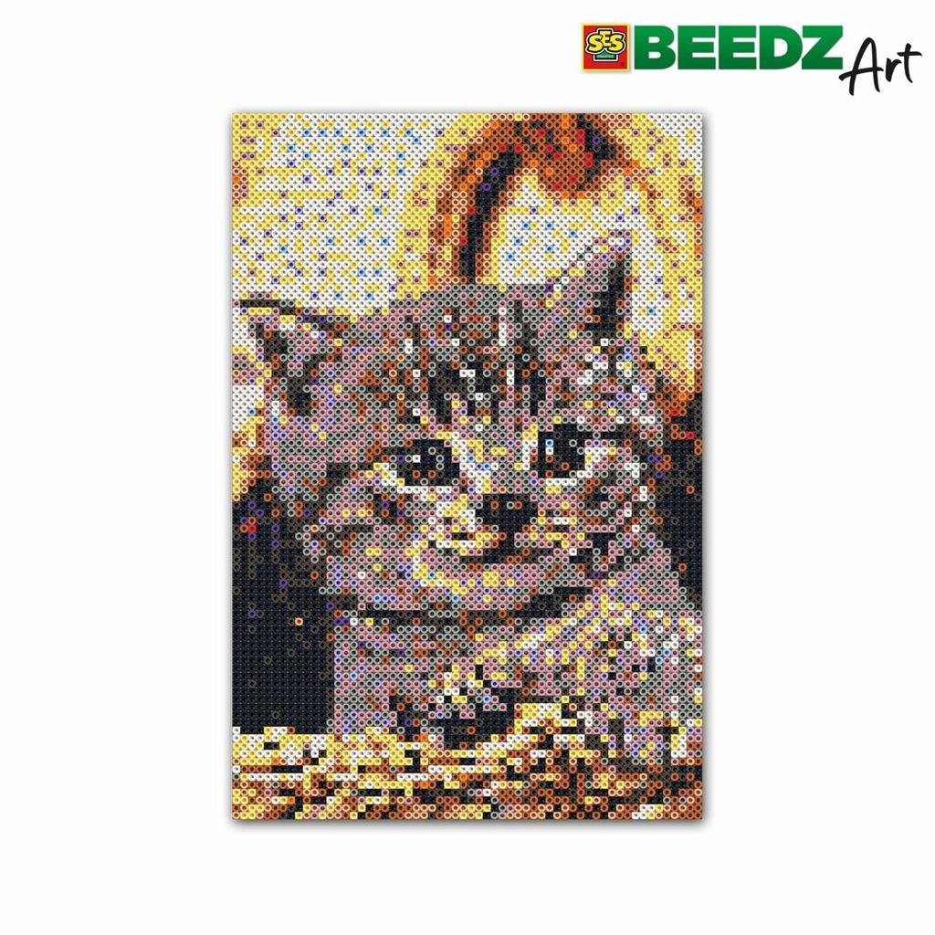 SES Creative Beedz Art Iron-on Beads Kitten 7000 Pieces