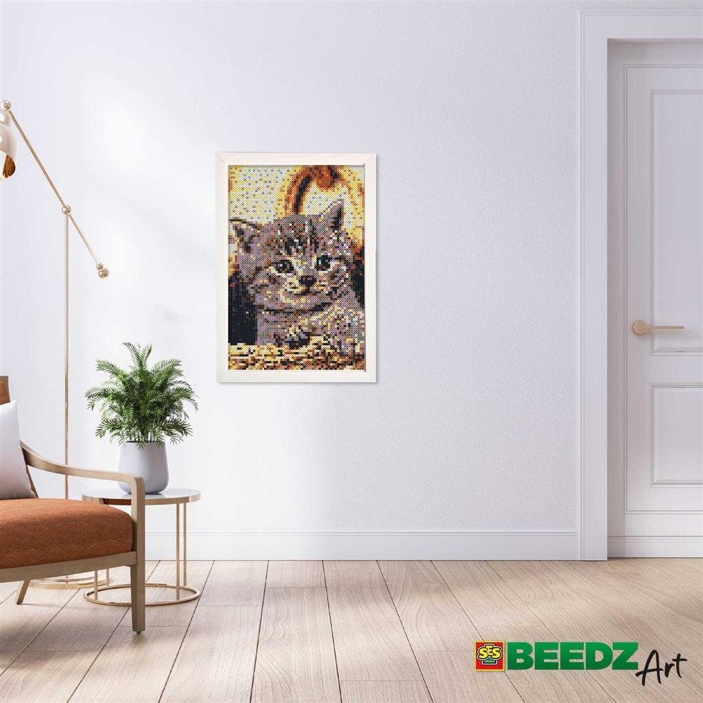 SES Creative Beedz Art Iron-on Beads Kitten 7000 Pieces