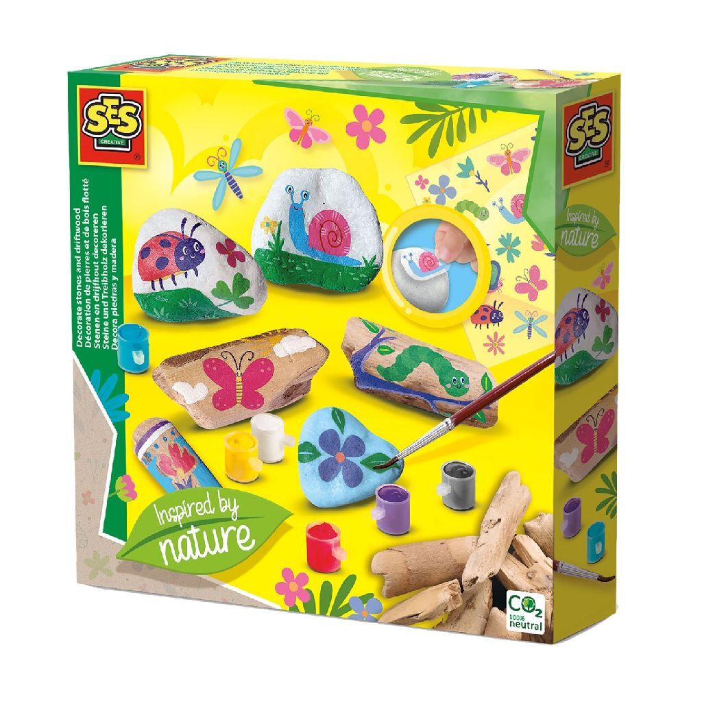 Creative Kit - SES CREATIVE - Decorating Stones and Driftwood - Inspired by Nature