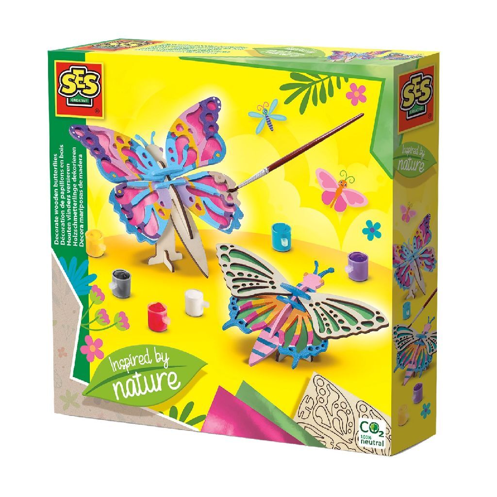 SES Creative Decorating Wooden Butterflies