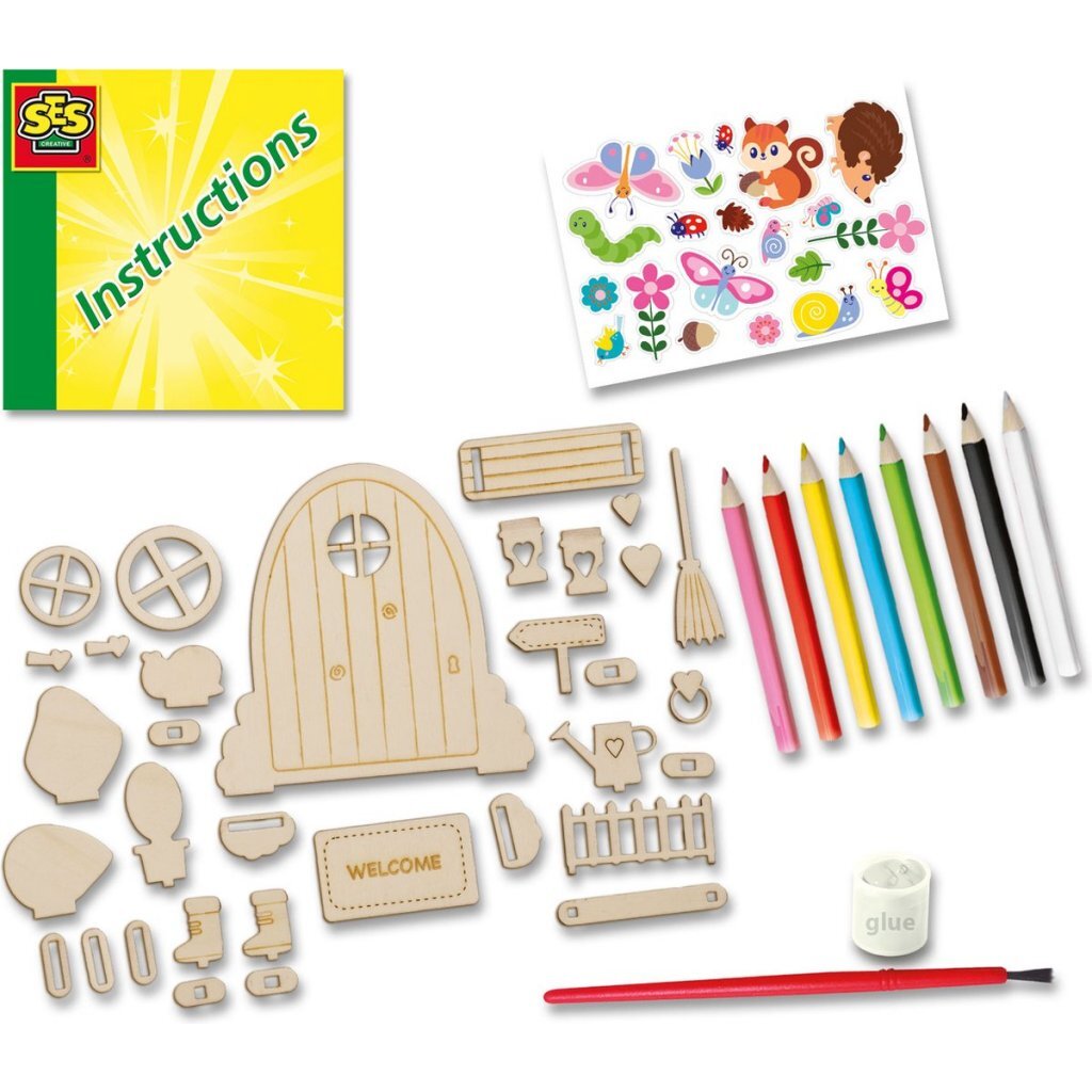 SES Creative Fairy Door Craft Set Inspired By Nature