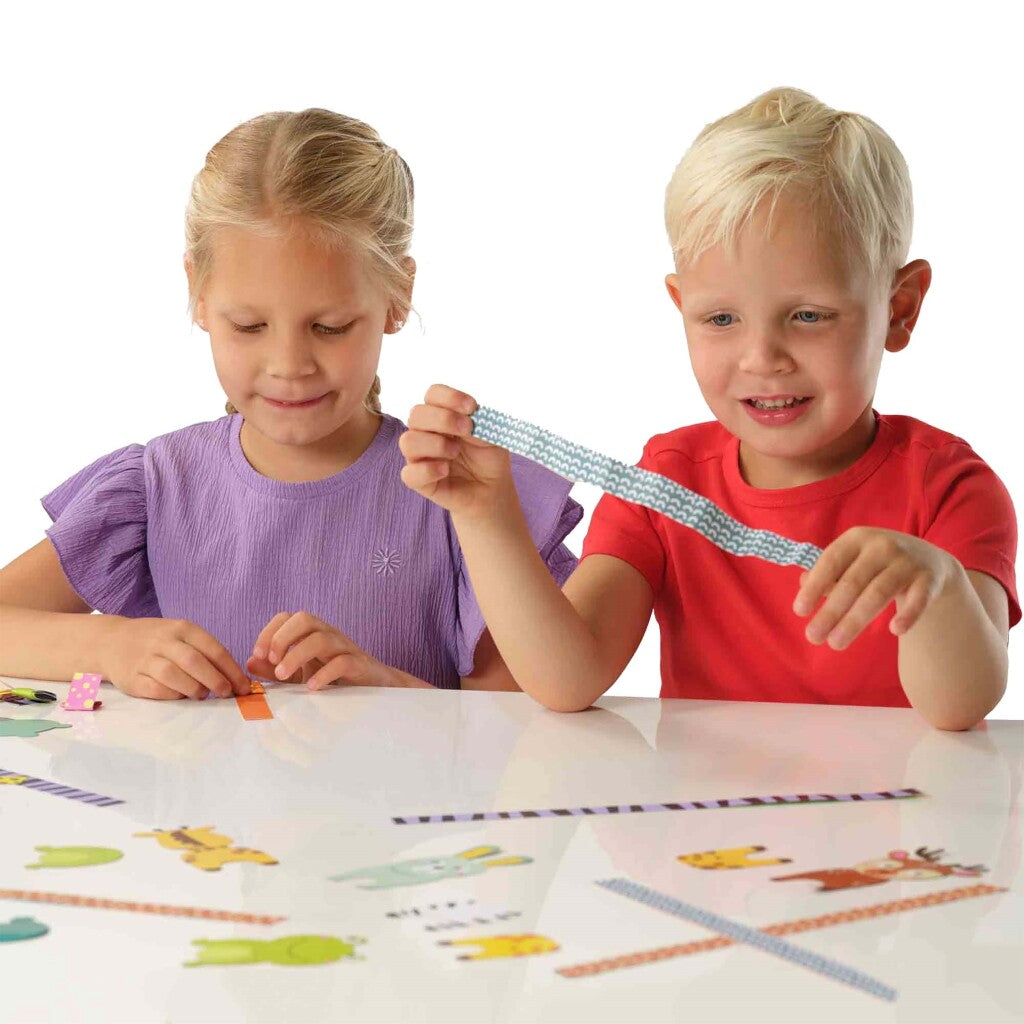 SES Creative Mouse Trap Animals - Craft Set for Kids - Includes Paper Strips and Animal Heads