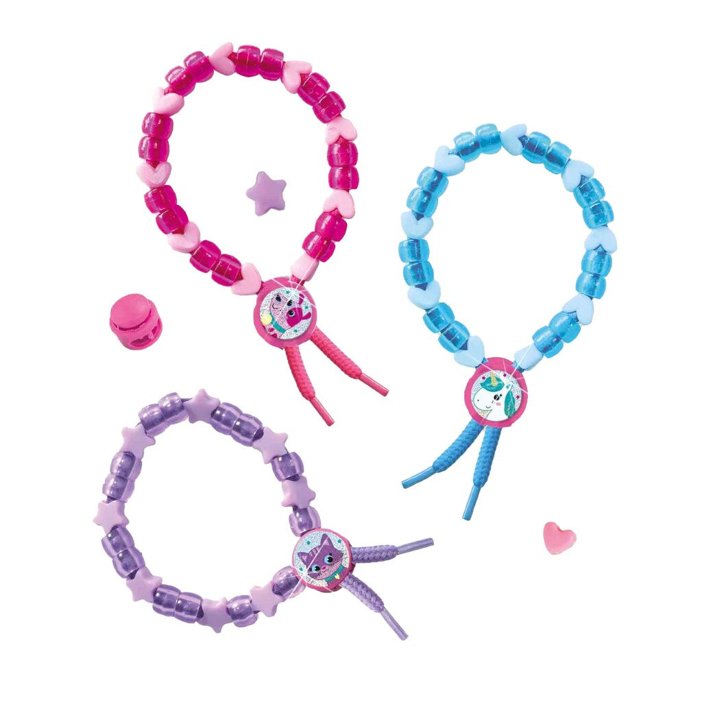SES Creative Beaded Bracelets - Jewelry Making Set for Kids - Includes Beads and Clasps