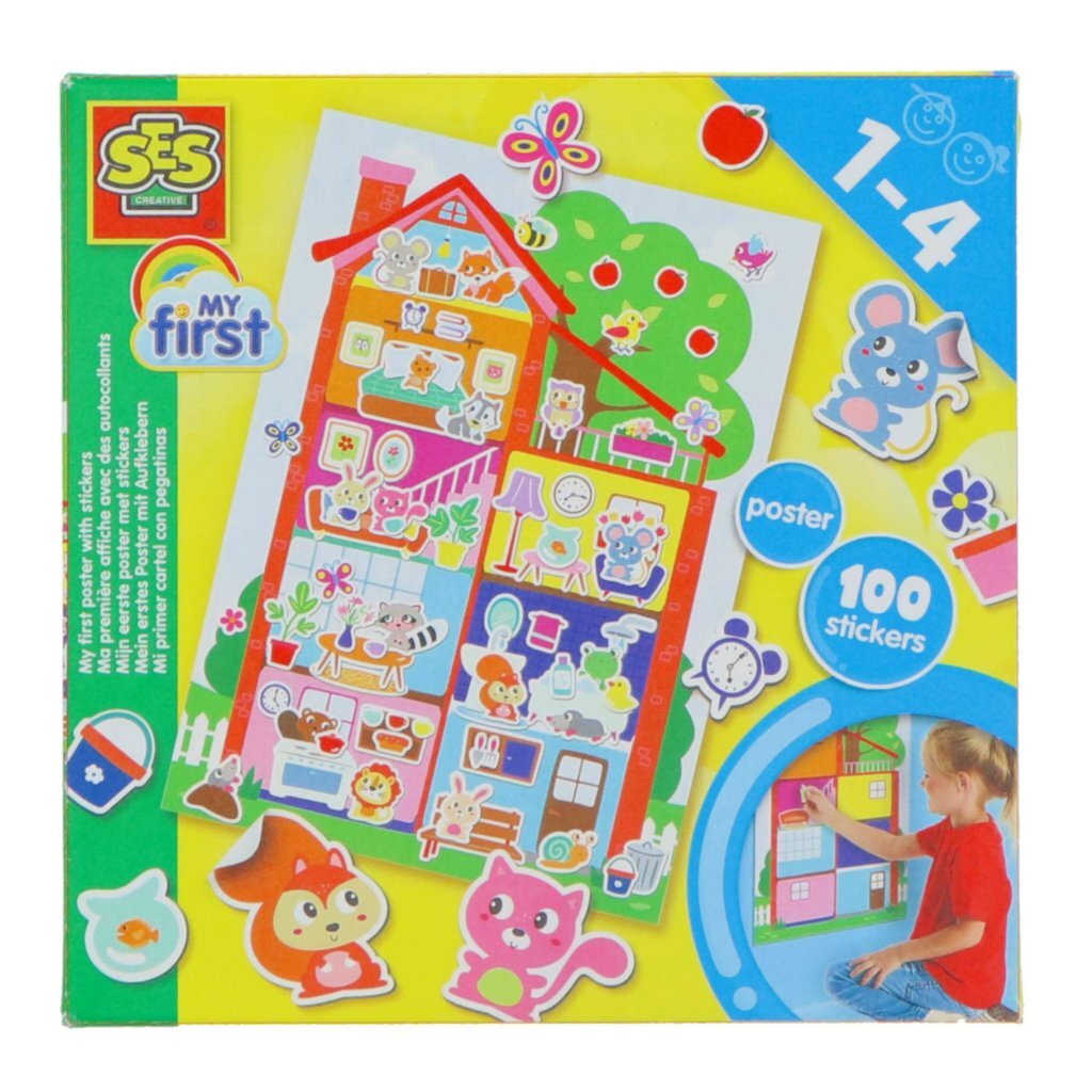 SES Creative My First Poster Making with Stickers