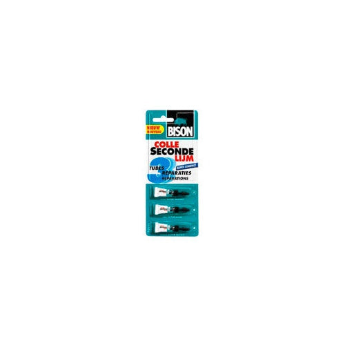 Bison 6301451 Secondelijm 3x0,8gr afbeelding 1
