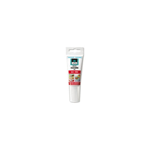 Bison 6301462 Siliconenkit Glas Transparant 60ml afbeelding 1