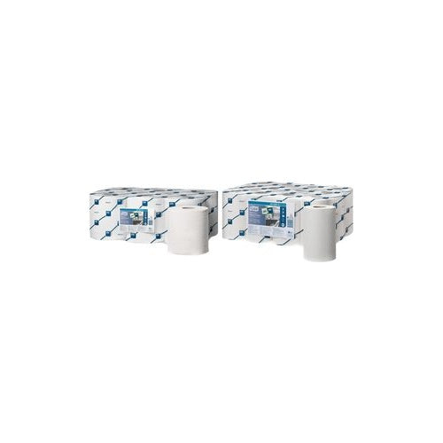 TORK Reflex Mehrzweck-Putzrolle, 1-lagig, weiß, 120,1 m Papierwischtücher, Tissue, perforiert, geprägt, ideal für - 1 Stück (473246) afbeelding 1