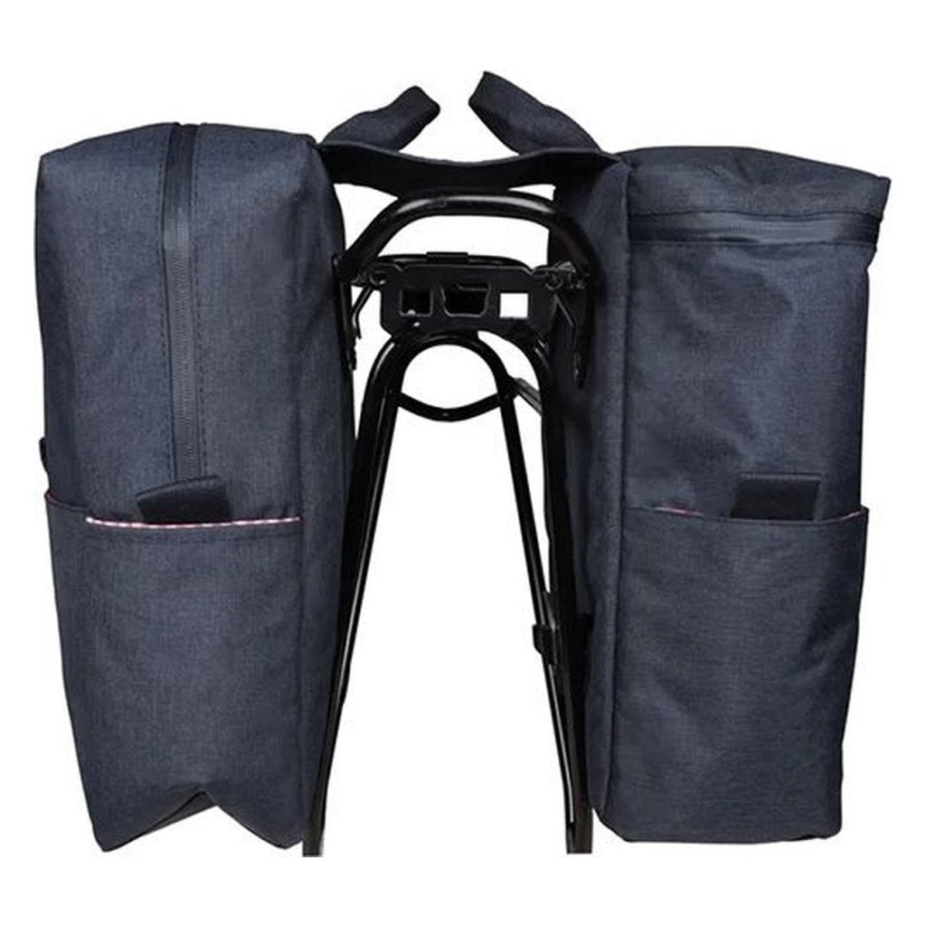 Toppoint Bicycle Bag with Picnic Set 26x13x34 cm Dark Blue - Insulated Compartment