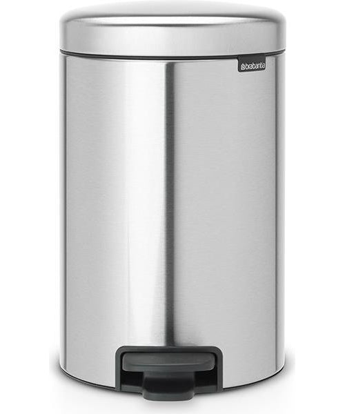 Brabantia 112041 Mülleimer 12 l Rund Edelstahl (11 20 41) afbeelding 1