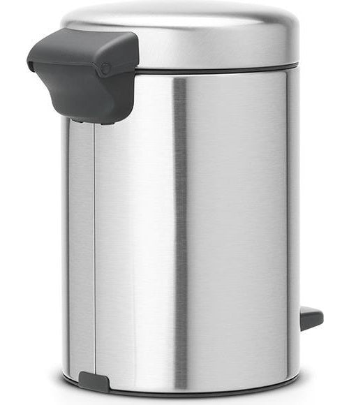 Brabantia Pedal Bin newIcon Rund Gebürsteter Stahl (11 21 64) - 8710755112164 - image 1