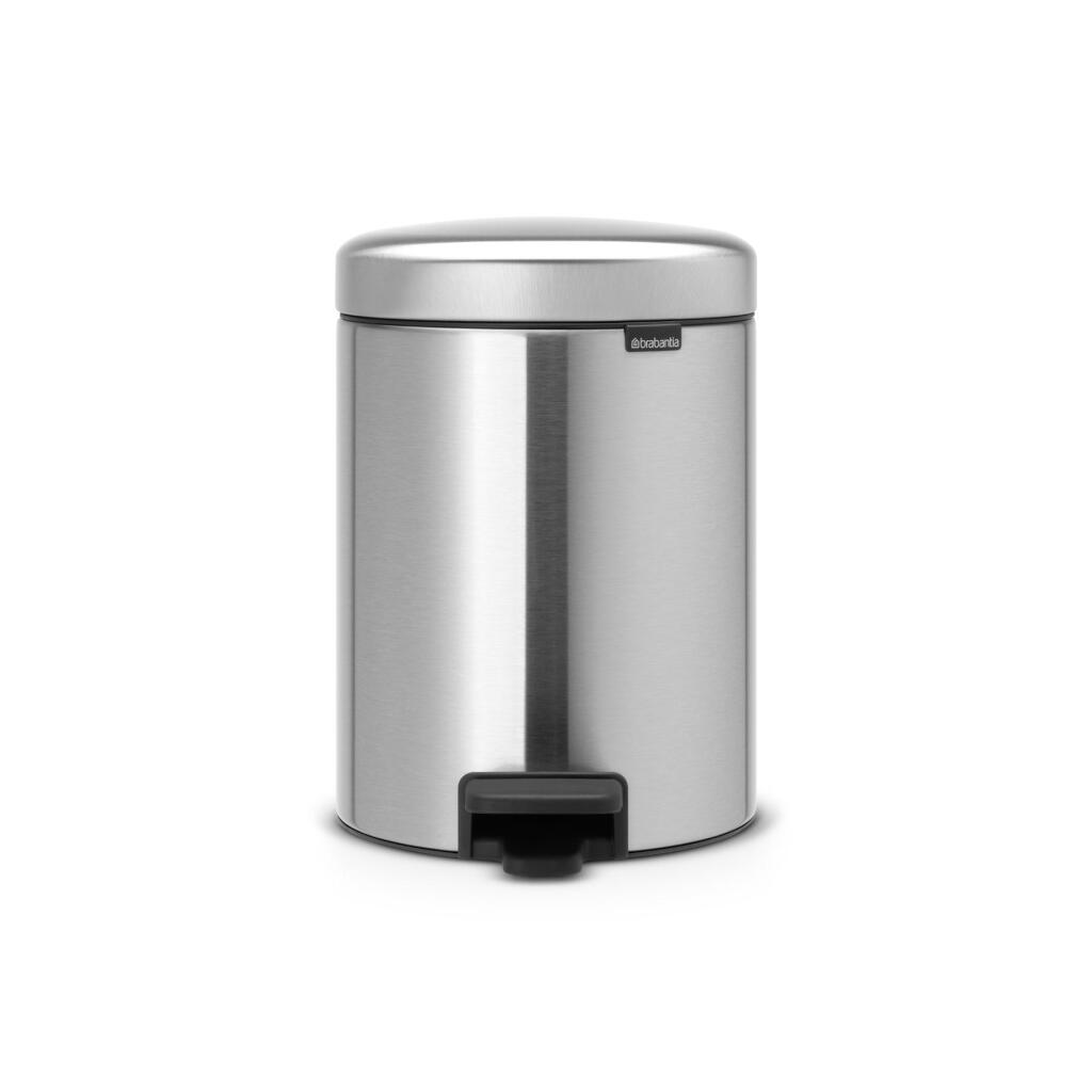 Brabantia NewIcon Pedal Bin 5 L Matt Stainless Steel
