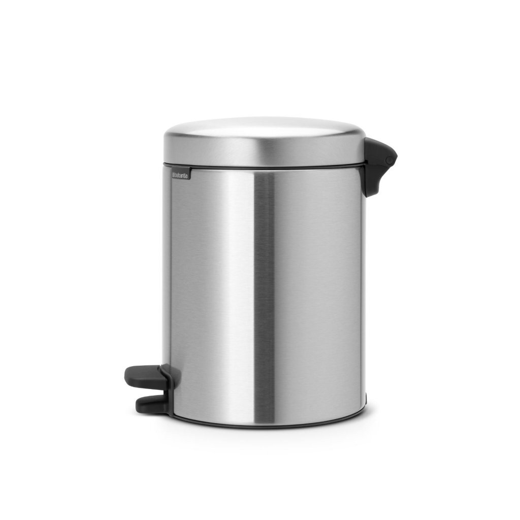 Brabantia NewIcon Pedal Bin 5 L Matt Stainless Steel