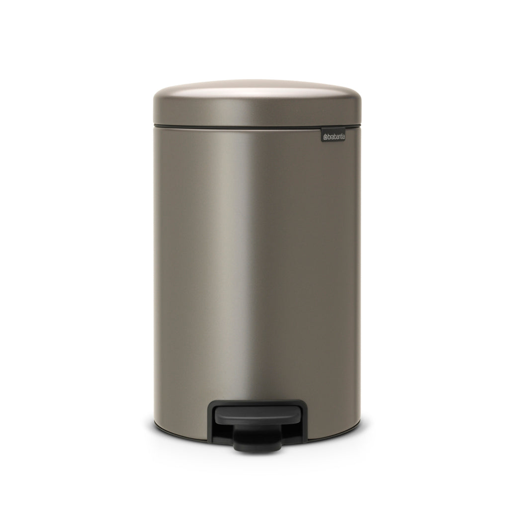 Brabantia NewIcon Pedal Bin 12 L Platinum