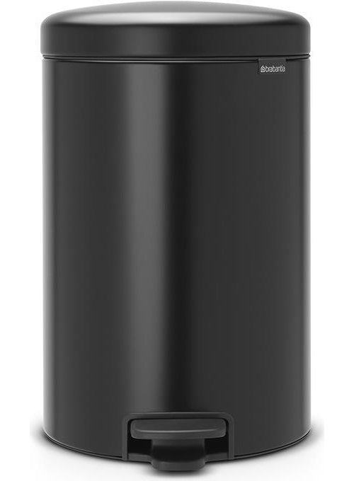 Brabantia 114106 Mülleimer 20 l Rund Schwarz (11 41 06) afbeelding 1