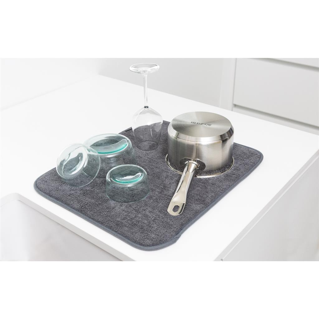 Brabantia SinkSide Microfiber Draining Mat 47x40 cm Grey