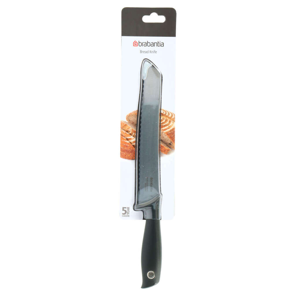 Brabantia Tasty+ Bread Knife 33 cm Dark Grey