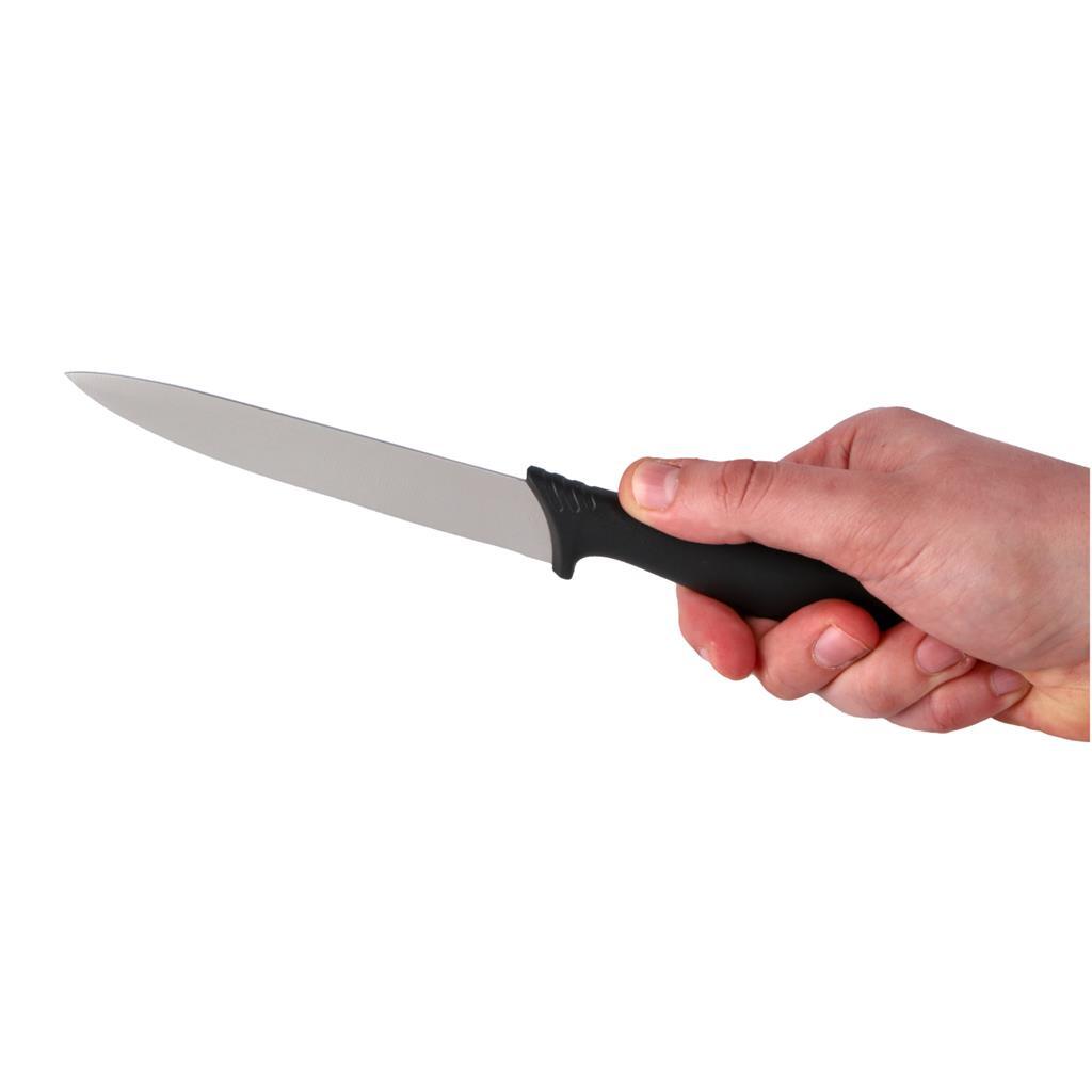 Brabantia Tasty+ Universal Knife 24.8 cm - Dark Grey - Ergonomic Design