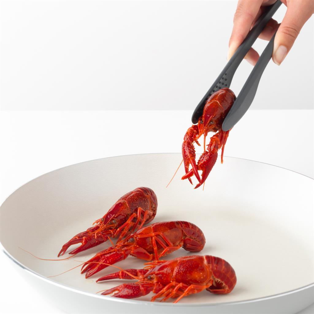 Brabantia Tasty+ Kitchen Tongs Dark Grey