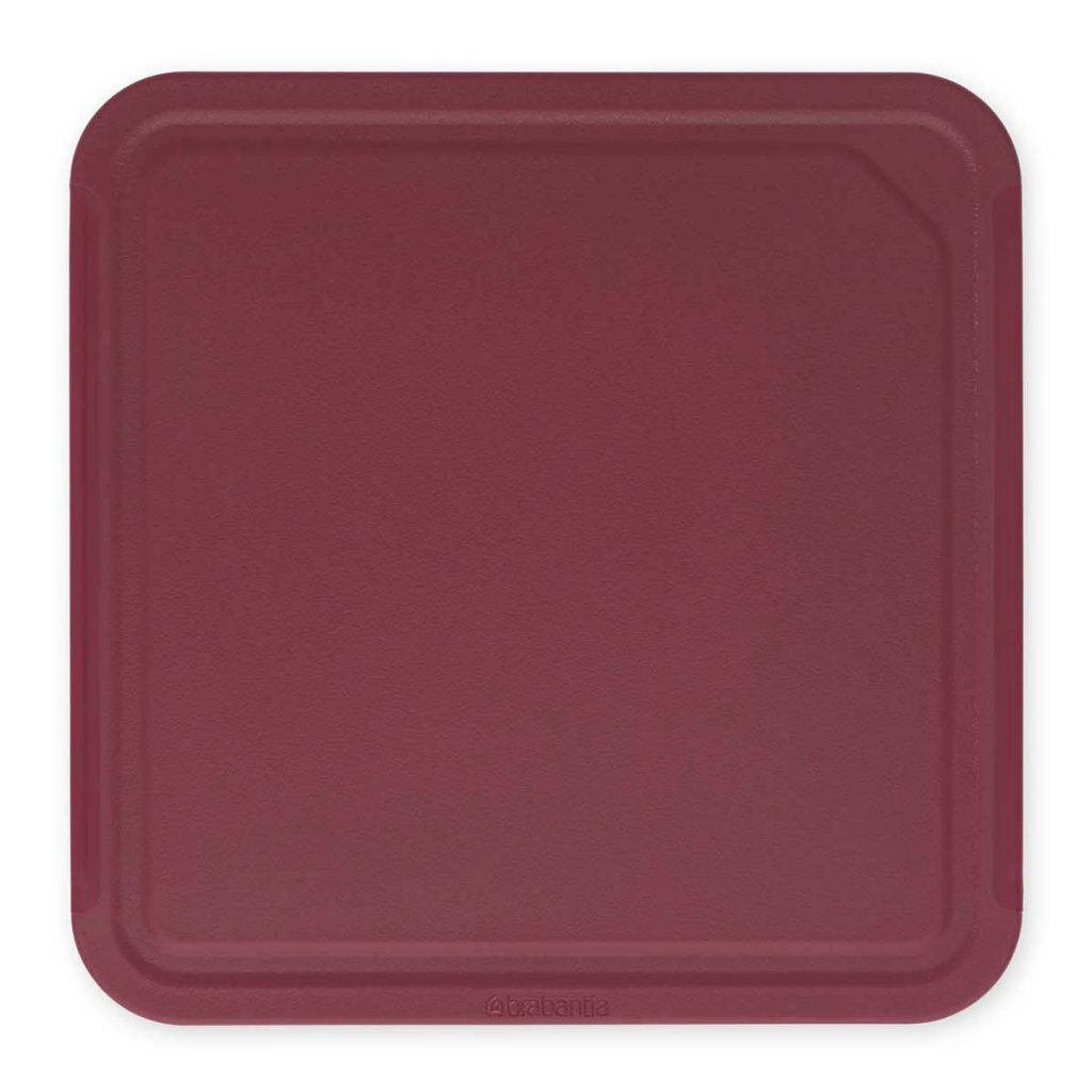 Brabantia Tasty+ Cutting Board - 25x0.8x25 cm Aubergine Red