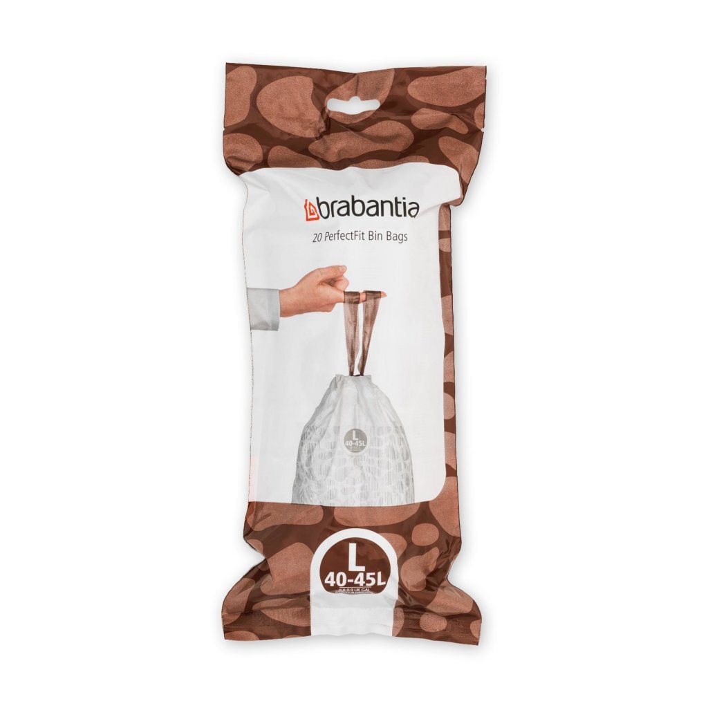 Brabantia PerfectFit Waste Bag Code L 45 L 20 Pieces