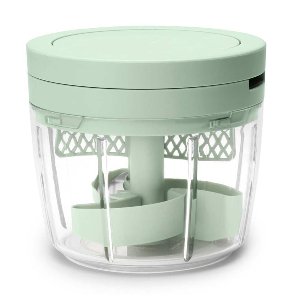 Brabantia Tasty+ Manual Chopper Jade Green/Transparent - Ergonomic, Easy to Clean