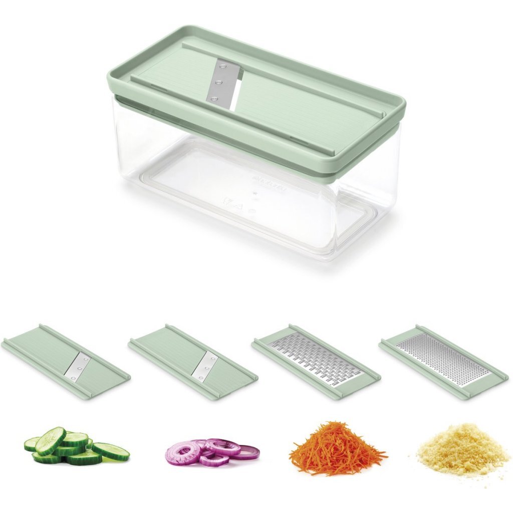 Brabantia Tasty+ Mandoline Set Jade Green/Transparent