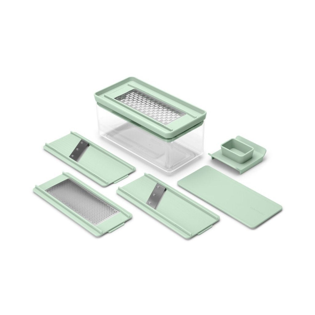 Brabantia Tasty+ Mandoline Set Jade Green/Transparent