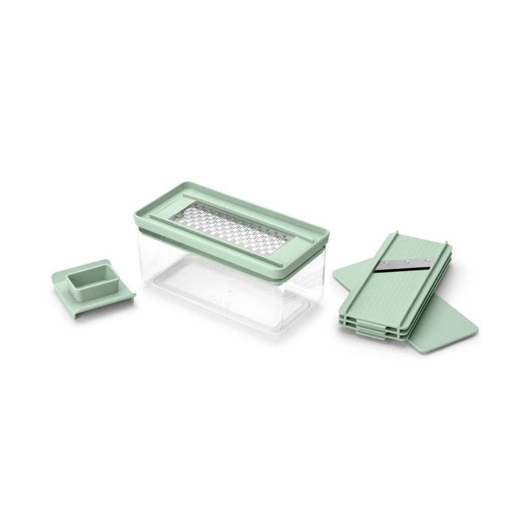 Brabantia Tasty+ Mandoline Set Jade Green/Transparent
