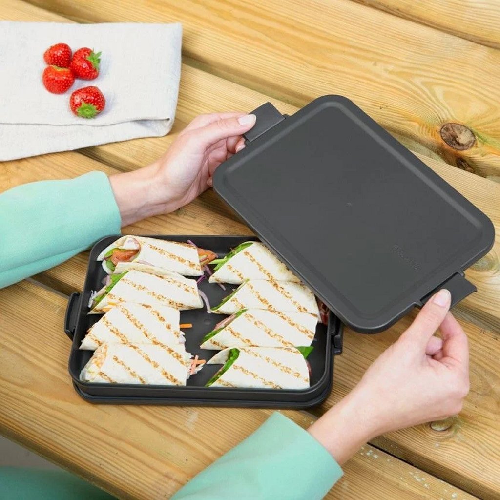 Brabantia Make & Take Flat Lunchbox M 1.1 L Dark Grey