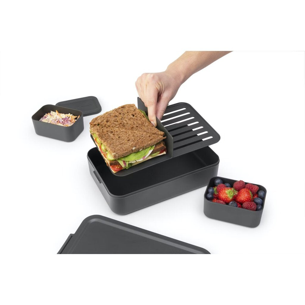 Brabantia Make & Take Bento Lunchbox L Dark Grey